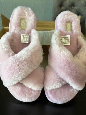 UGG Fuzzy Pink shoes